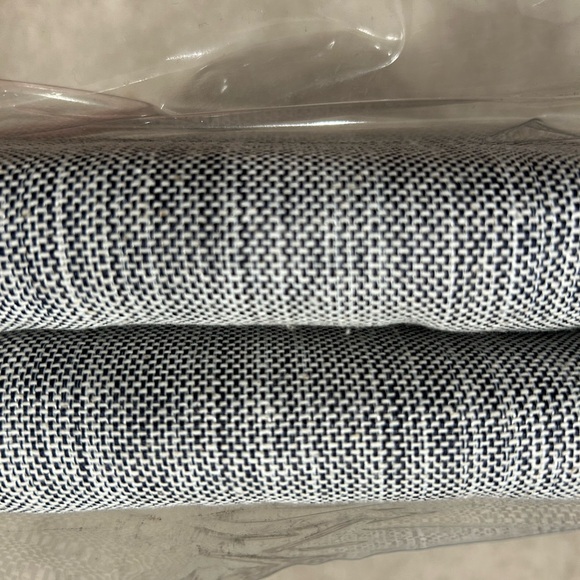 Our Table Textured Rectangle Table Cloth in Navy - Picture 3 of 3